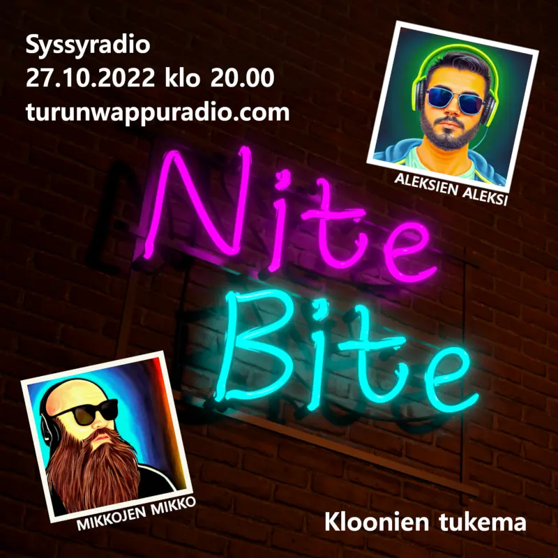 Syssyradiossa '23 kuultiin ensimmäinen täysin omalla brändillä tehty Nite Bite